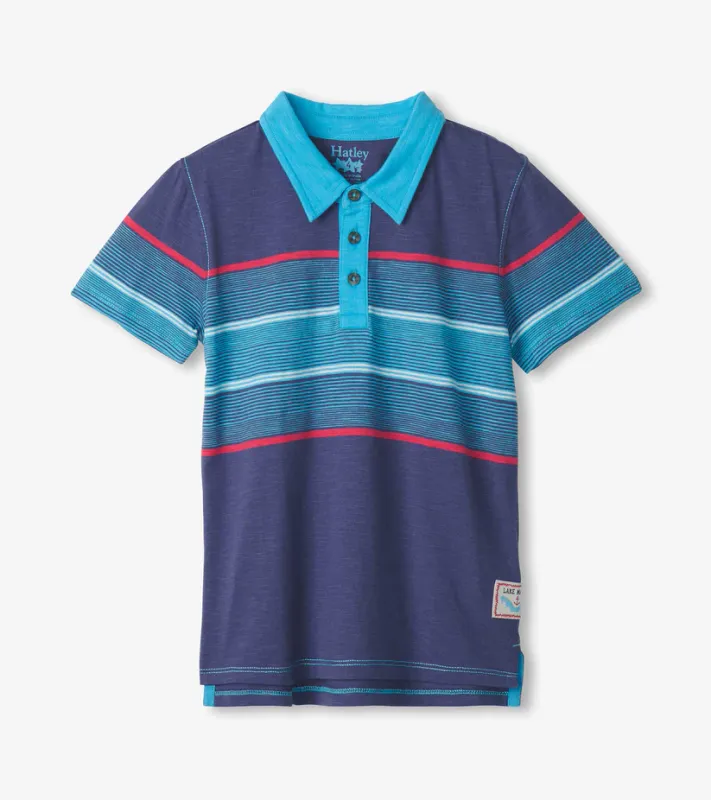 Norse Blue Stripes Polo Shirt