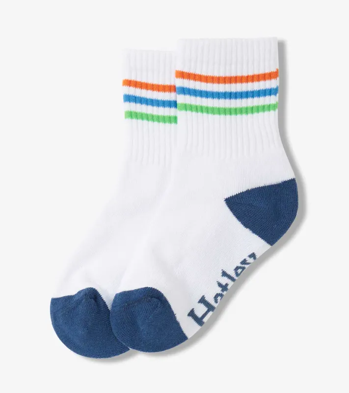 Boys Spring Stripes Crew Socks