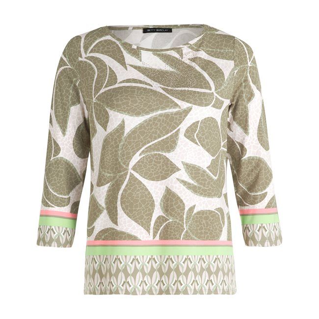 Patterned Short Sleeve Top 2396