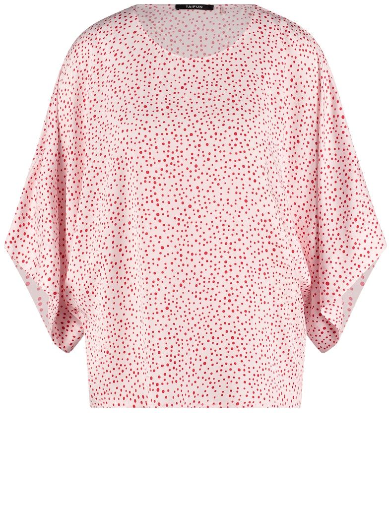 Woman In Red AOP Batwing Blouse - Aperol Patterned