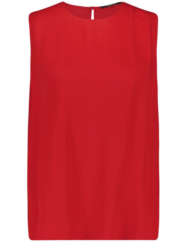 Woman In Red Sleeveless Blouse - Aperol