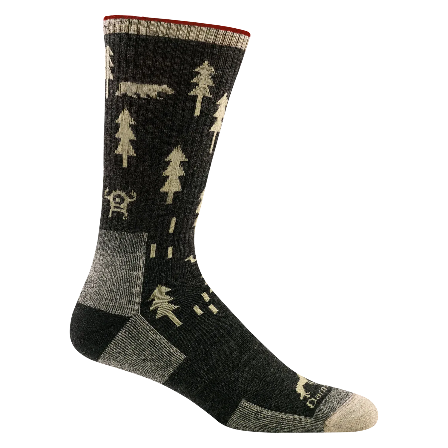 Men&#39;s 1964 ABC Boot Midweight Hiking Sock - Black