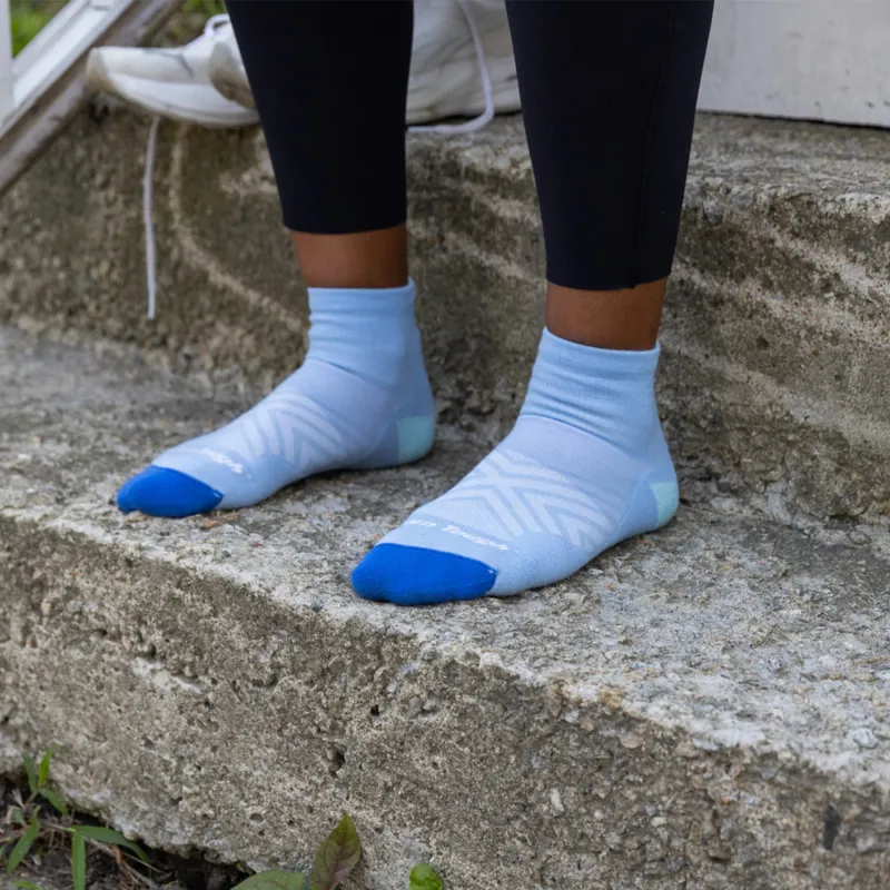Women&#39;s Run Quarter Ultra-Lightweight with Cushion - Sky
