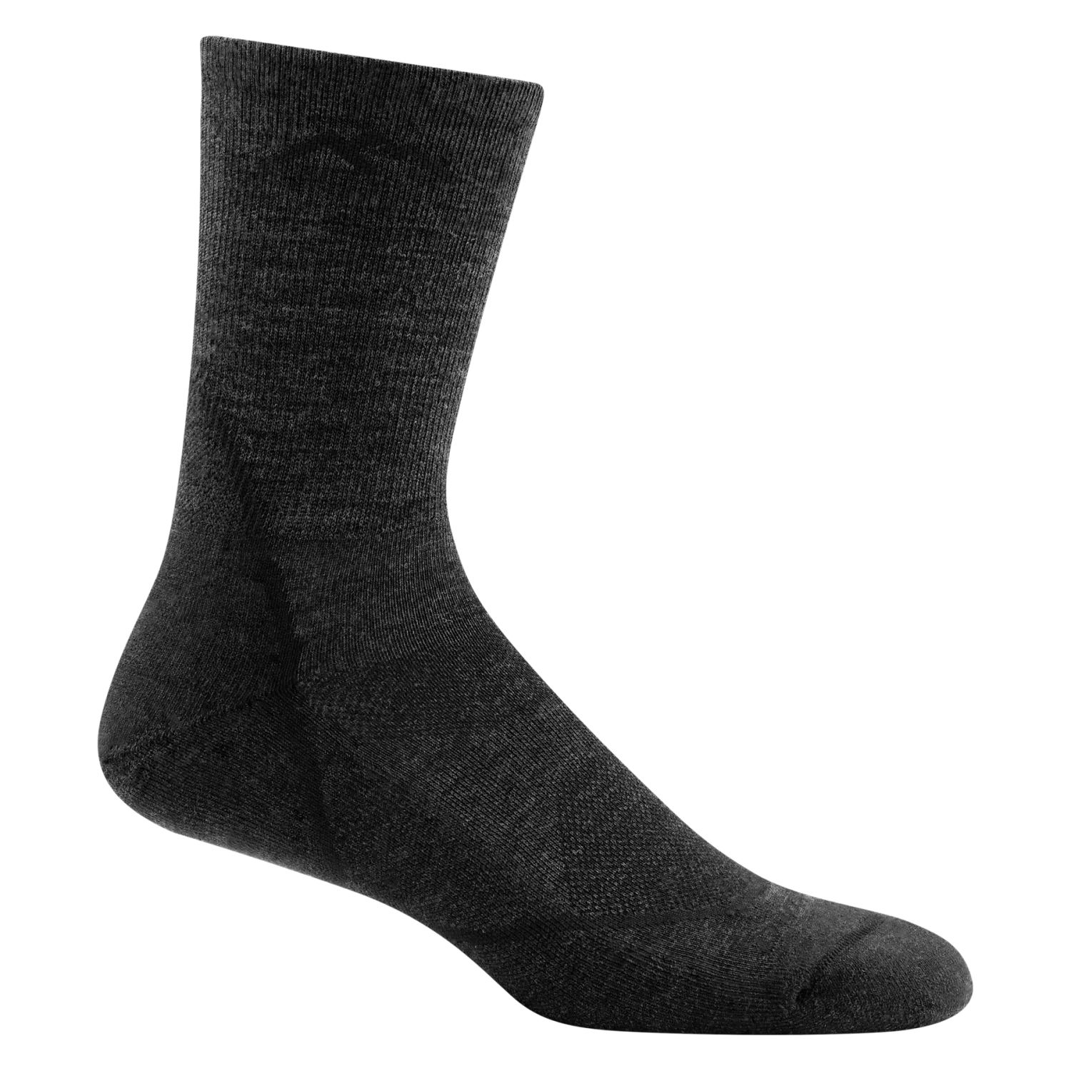 Men&#39;s Light Hiker Micro Crew Lightweight Hiking Sock - Black