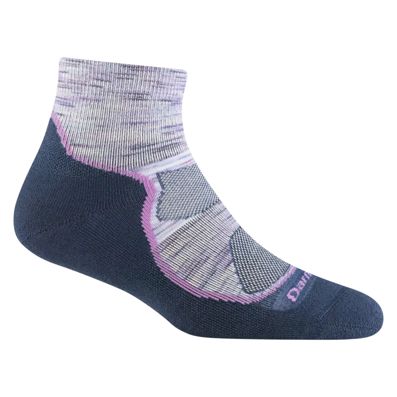 Women&#39;s Light Hiker Quarter Lightweight Hiking Sock - Cosmic Purple