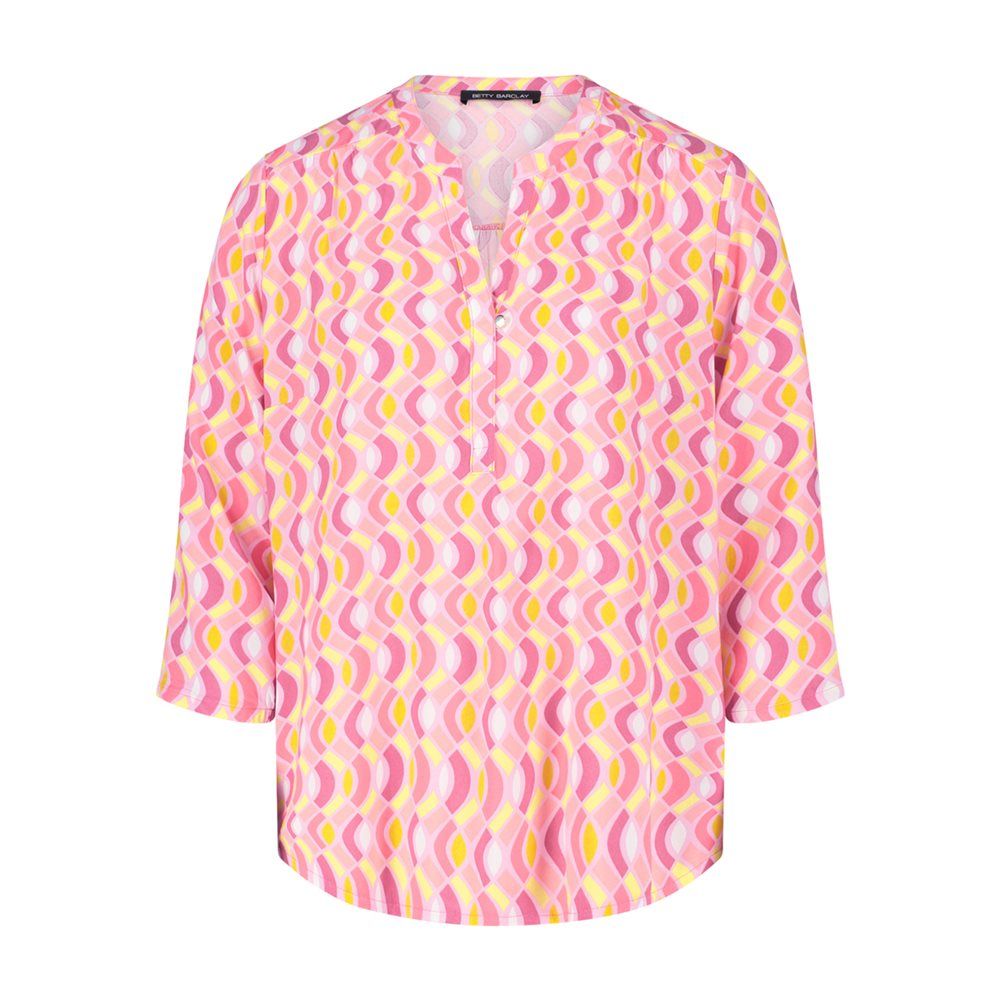 Graphic Print Blouse 8808 - Coral