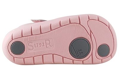 SPARKLE PALE PINK RIPTAPE FIRST SHOES