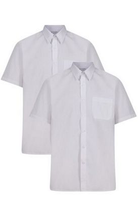 NSB 2 Pack Short Sleeve Non-Iron Blouses