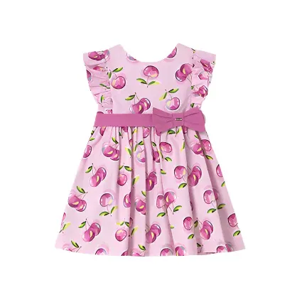 Baby Fruit Print Dress 1914 - Mauve