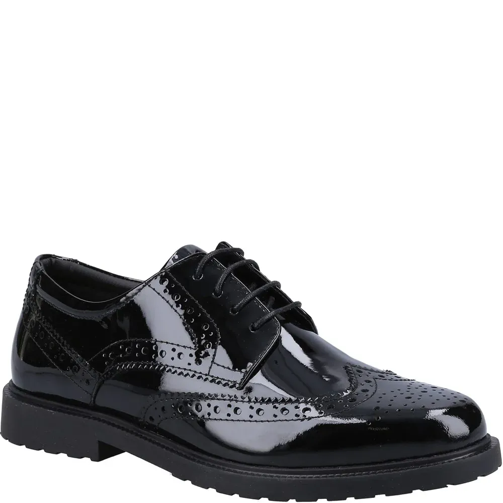 Verity Brogue Patent - Girls