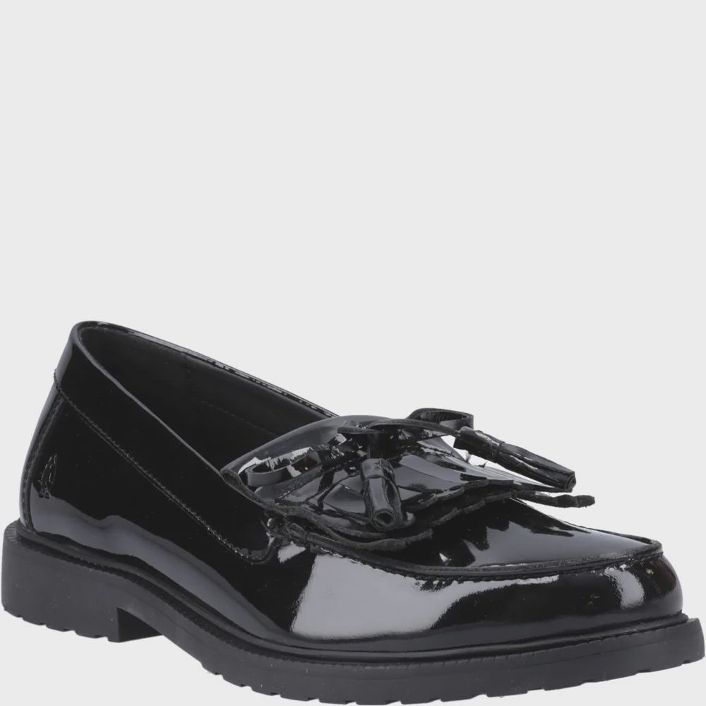 Verity Kiltie Loafer Black Patent Shoes