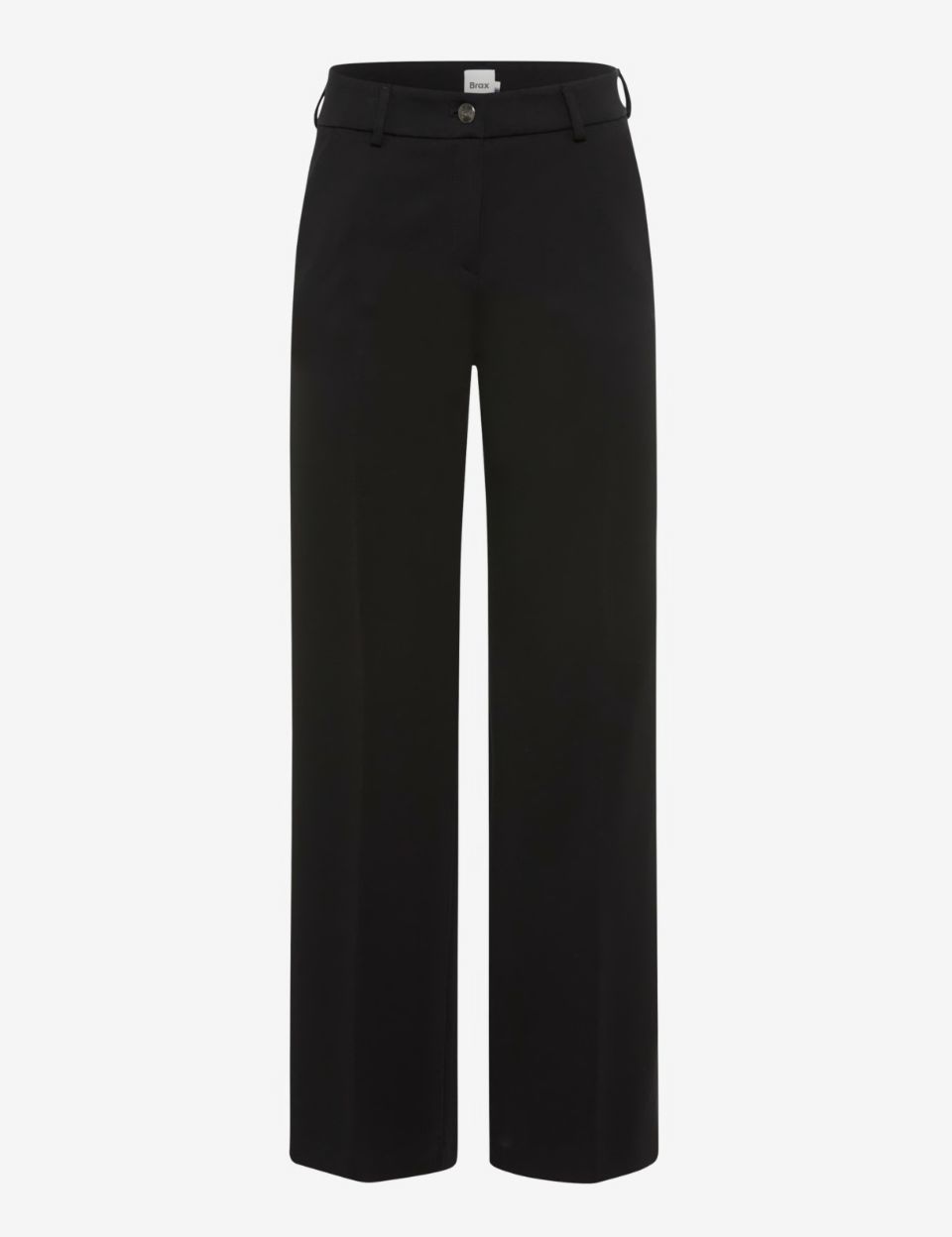 STYLE MAINE Jersey Wide Leg Trousers / Black