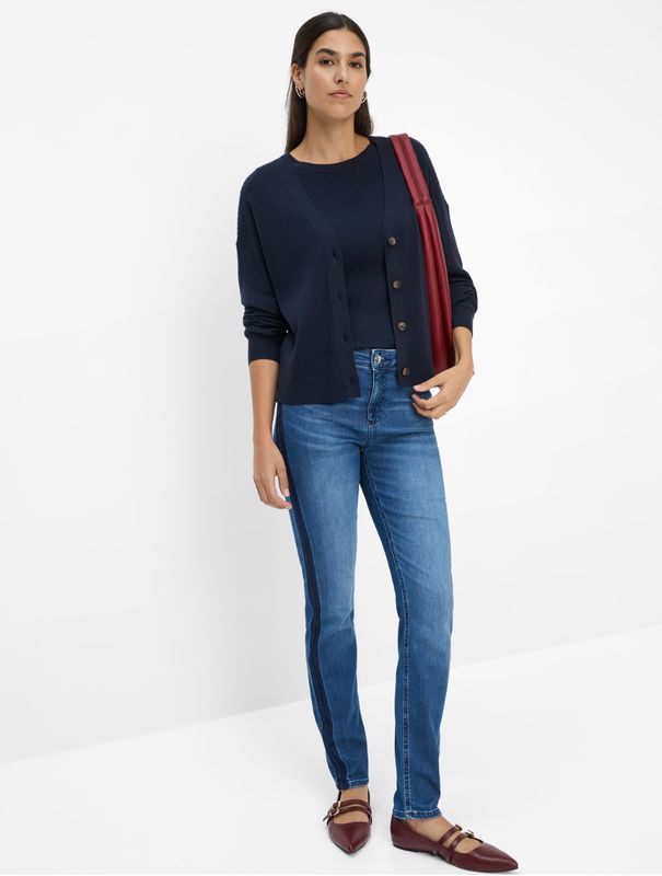 STYLE ANIQUE Cardigan / Dark Blue