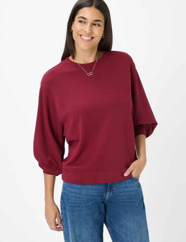 STYLE BECA L Sweatshirt / Dark Red