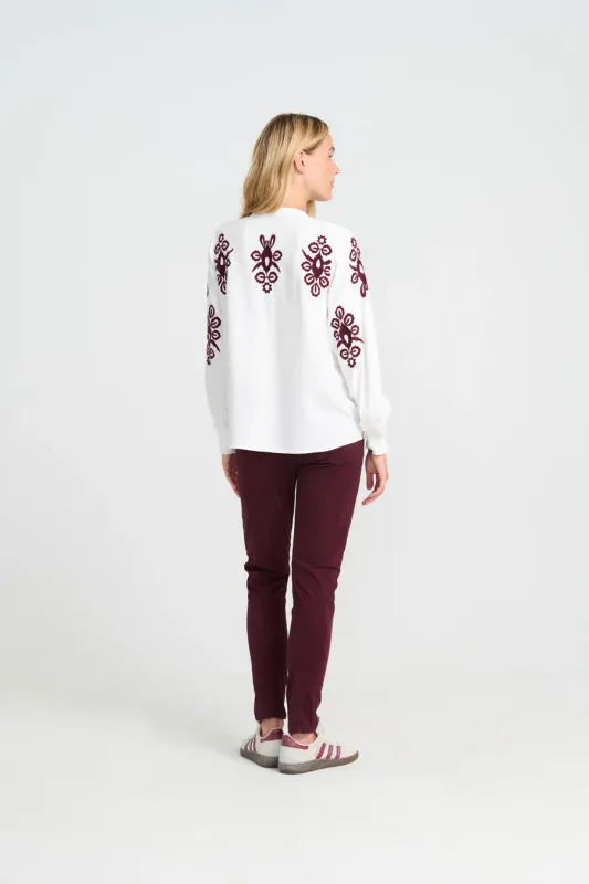 Clooney Shirt - Wine Embo