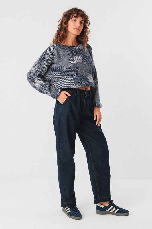 Amata Trouser - Dark Denim