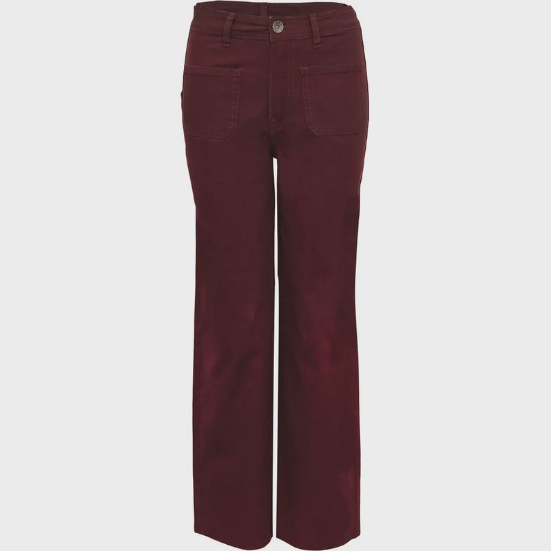 Hepburn Pants - Wine