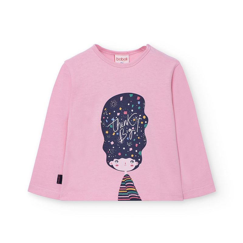 Girl&#39;s Think Big Top in Pink - 202015