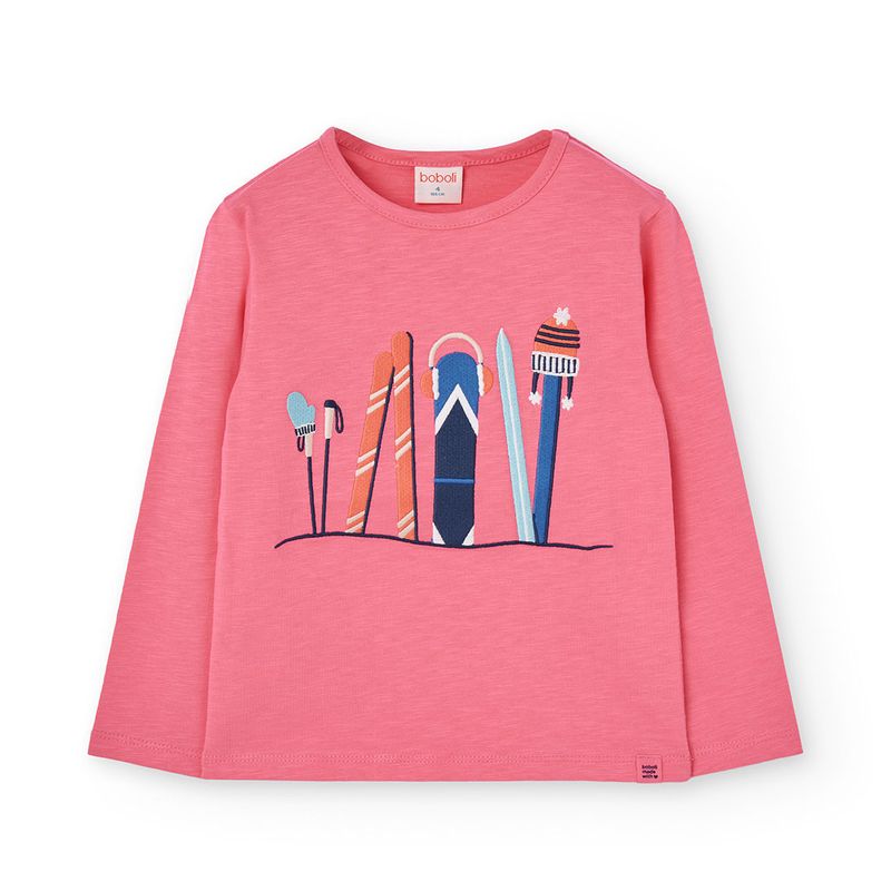 Girl&#39;s Ski Trip Top in Pink - 432009