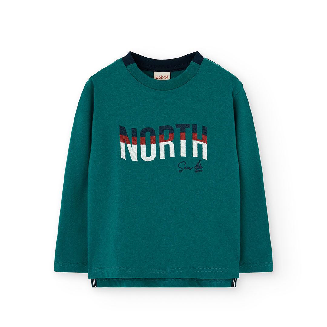 Boy&#39;s NORTH Sea Top in Green - 502029