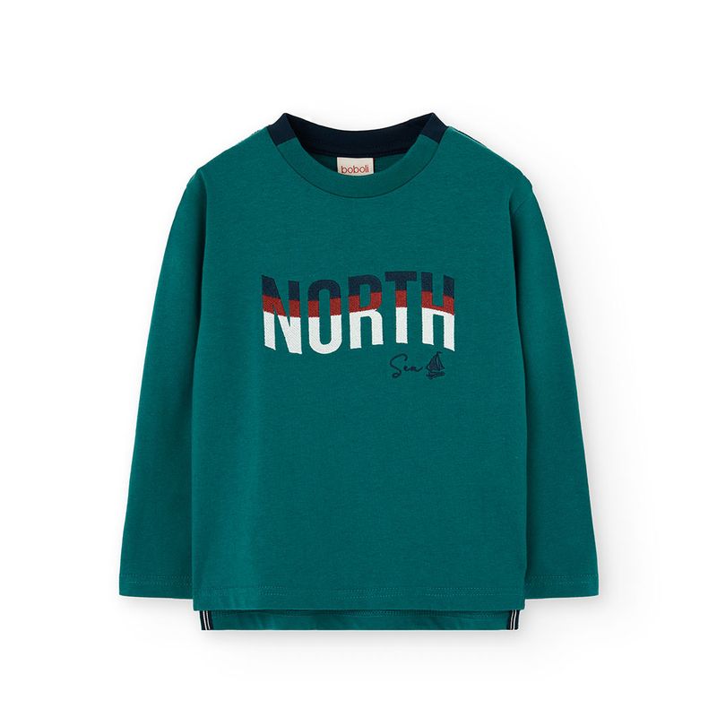 Boy&#39;s NORTH Sea Top in Green - 502029