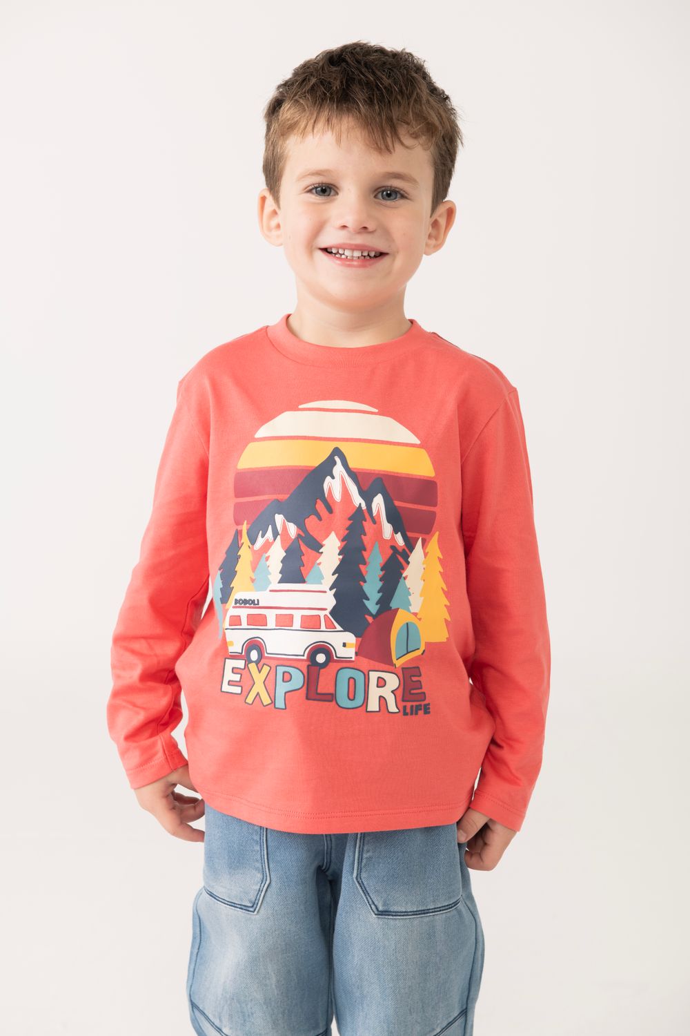 Boy&#39;s Explore Mountain LS T-shirt - 342010