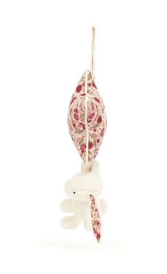 Blossom Cream Bunny 'Berry' Musical Pull