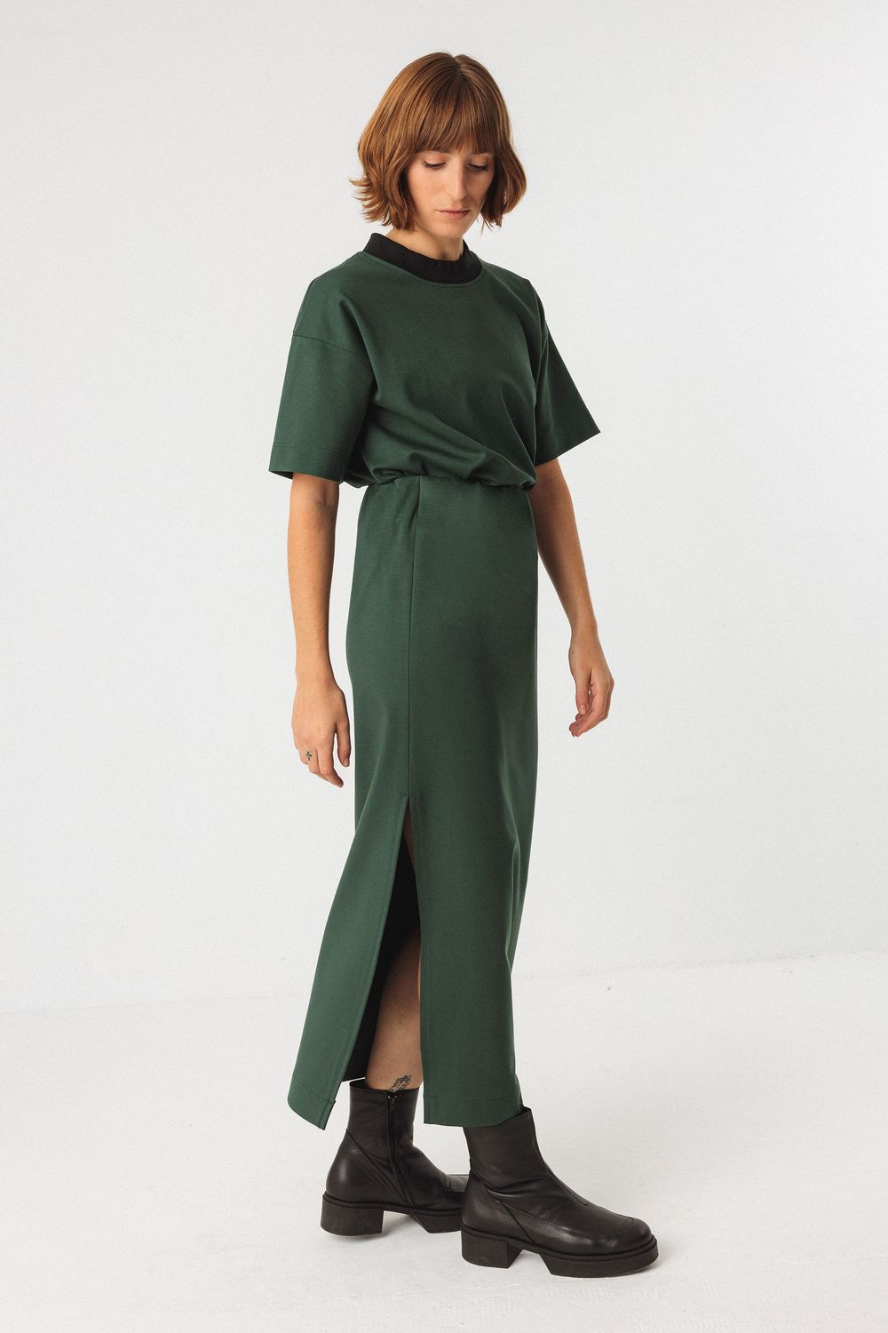 Hozta Skirt - Dark Green