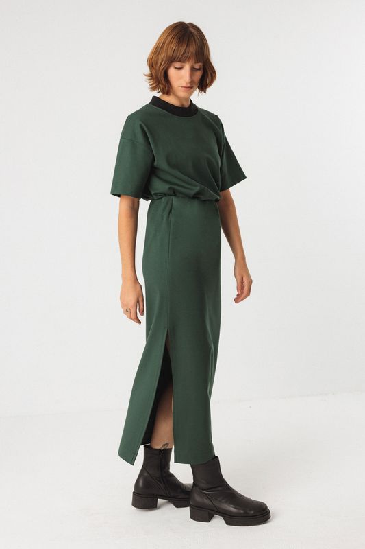Hozta Skirt - Dark Green