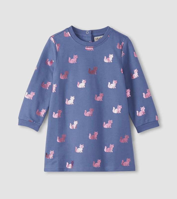 Baby &amp; Toddler Girls Little Kitties Dress and Legging Set