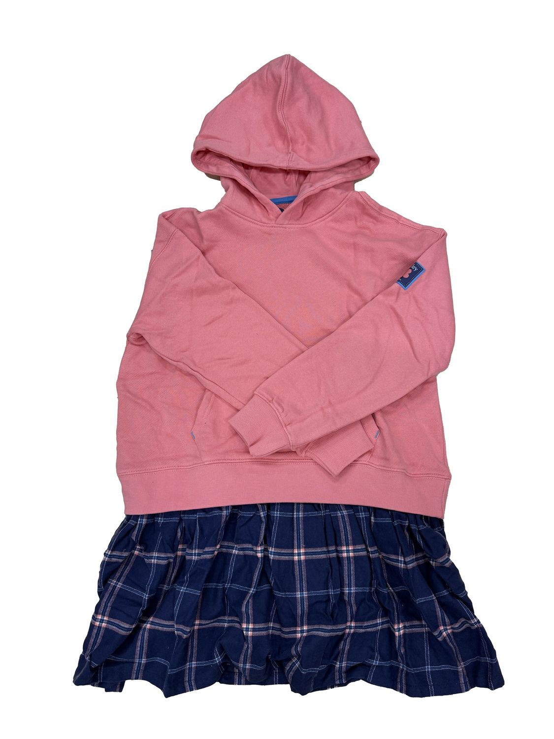 Preppy Plaid Mixed Match Dress