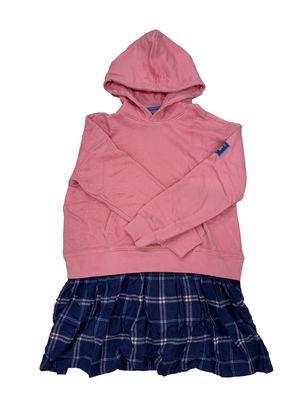 Preppy Plaid Mixed Match Dress