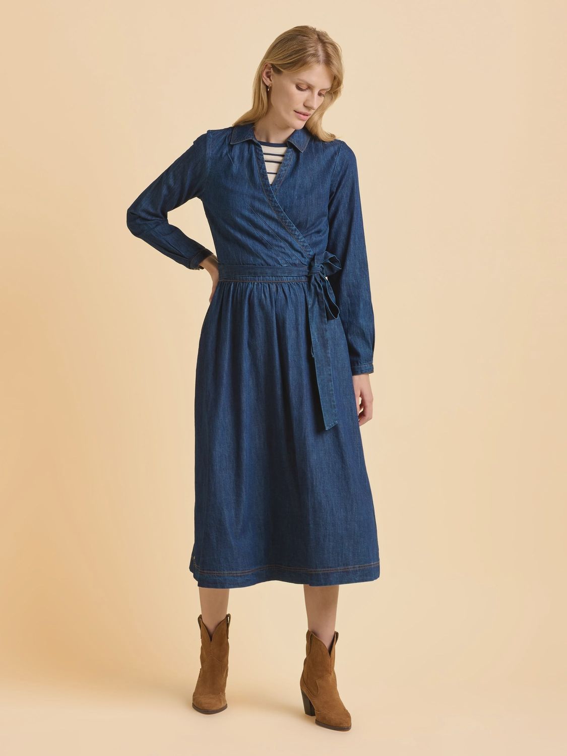 Fern Dress Blue Denim