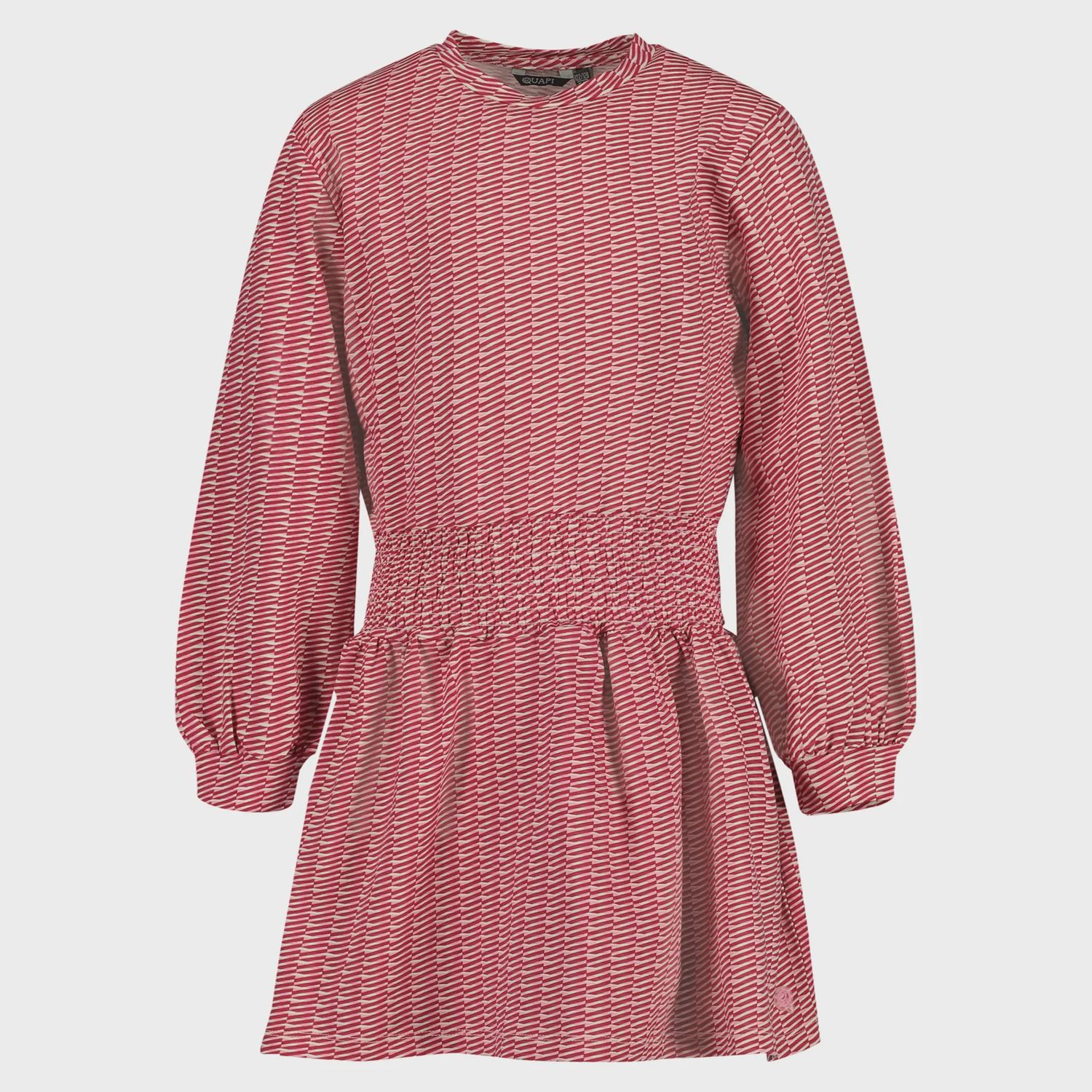 Haia AOP Red Stripe Dress