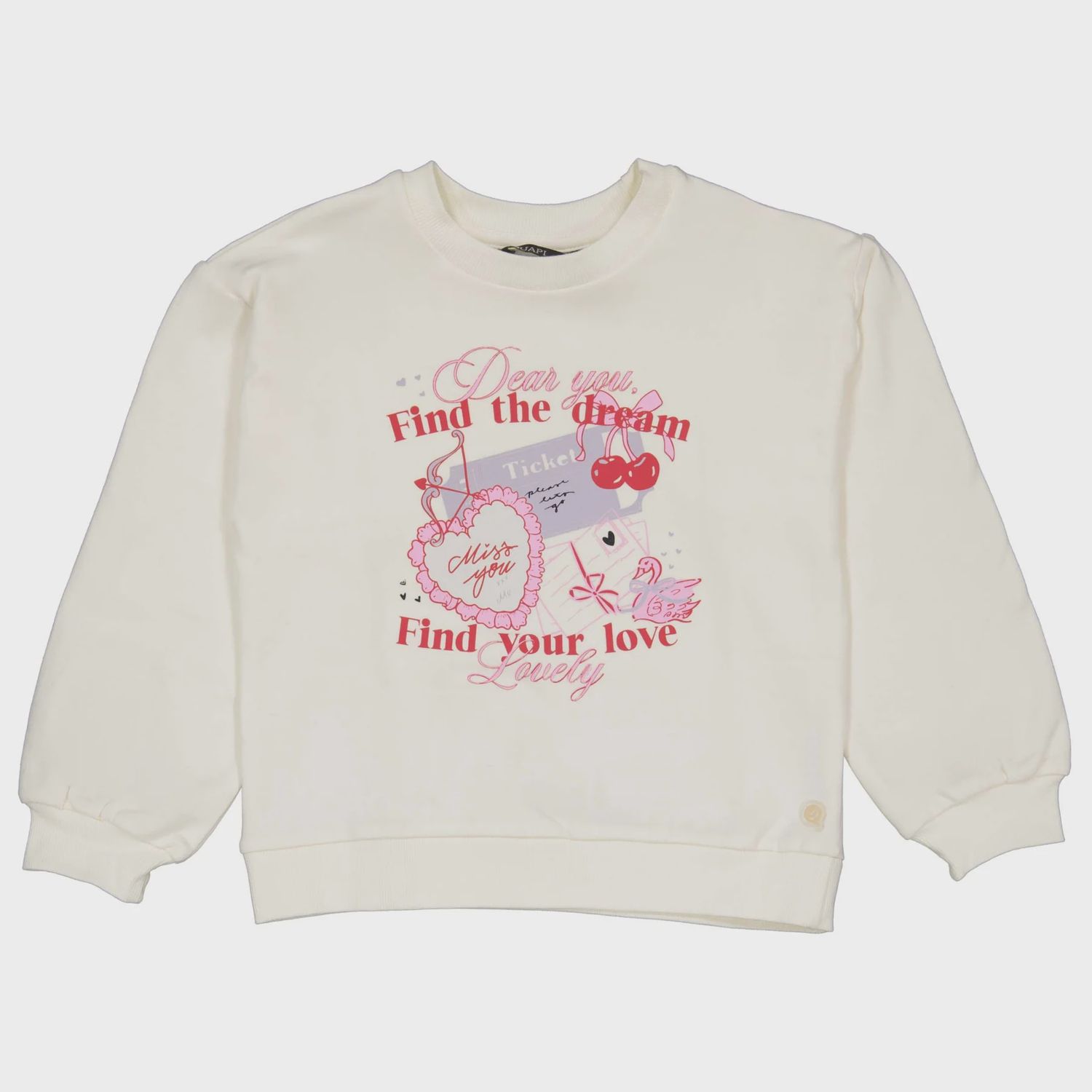 Harve Sweatshirt Ivory White