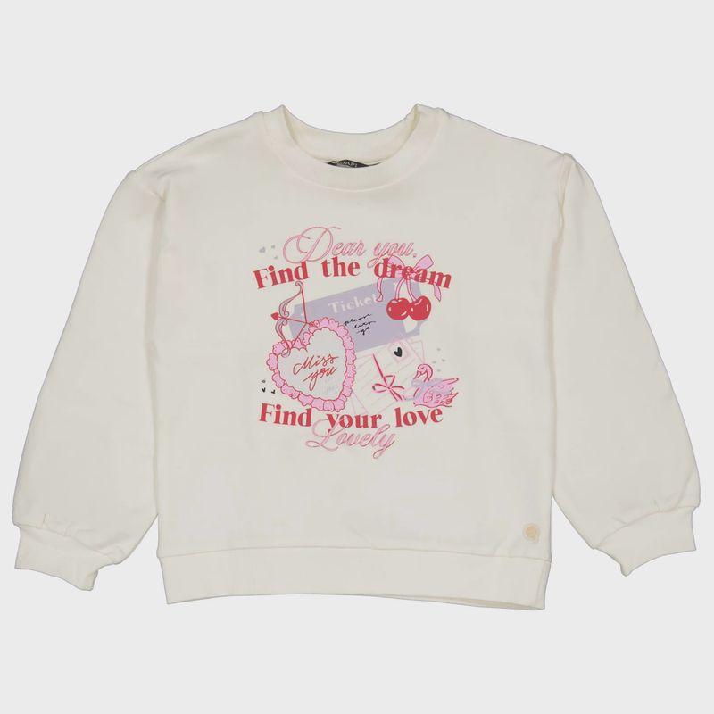 Harve Sweatshirt Ivory White