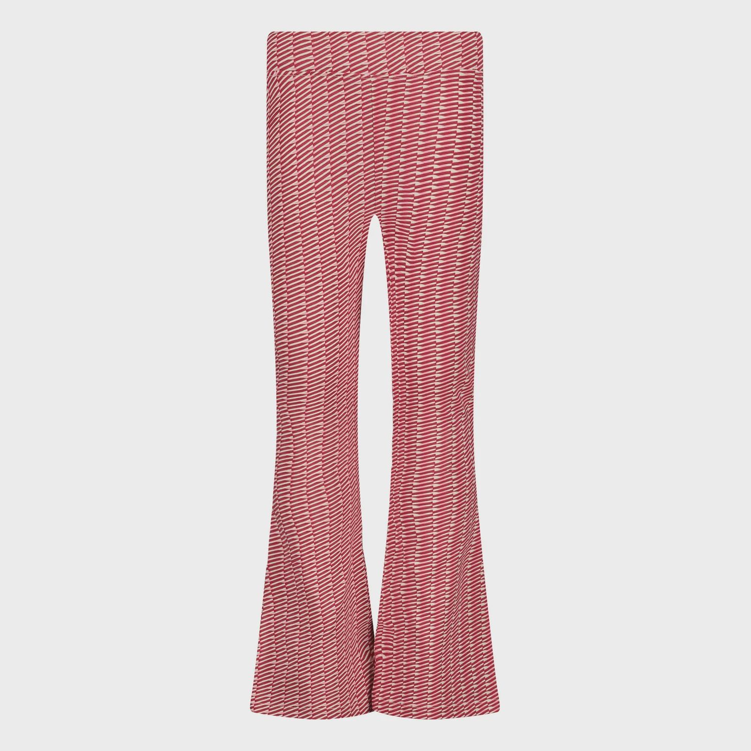 Hinte Flaired Trousers AOP Red Stripe