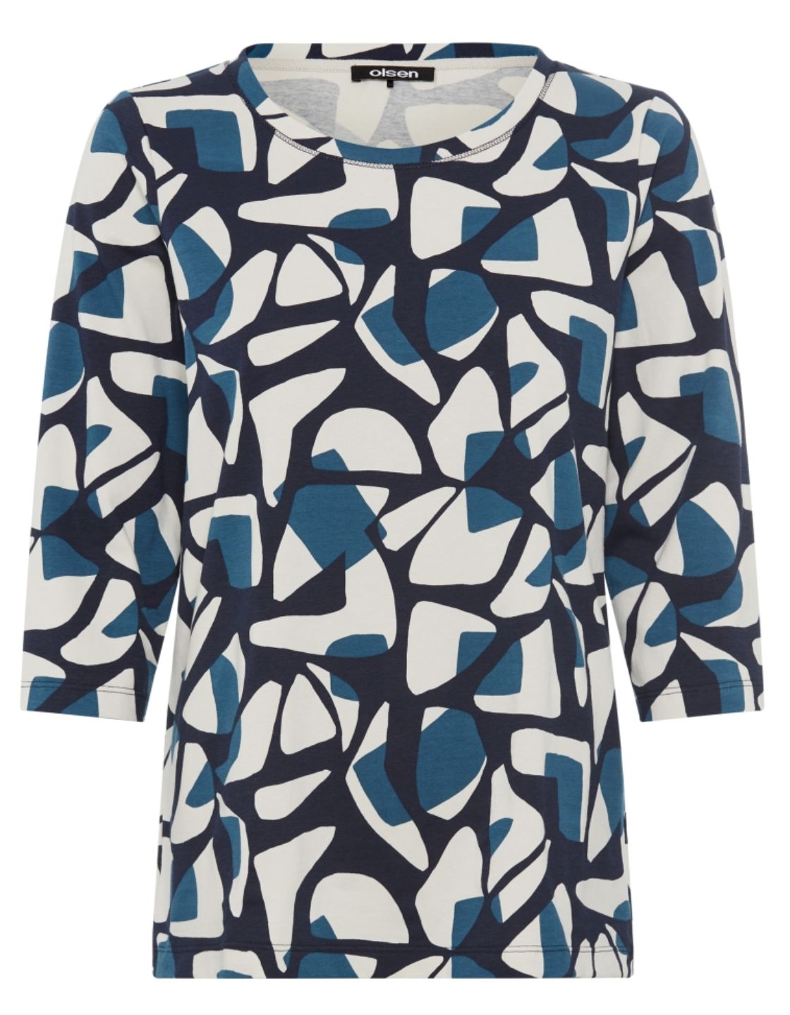 Neo Comfort Hannah Graphic Print Top - Ink Blue