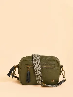 Sierra Box Crossbody Bag Khaki