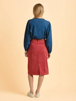 Auri Blouse Blue Denim