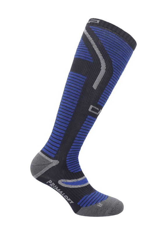Men&#39;s Primaloft Ski Socks - Piombo Bluestone Ghiaccio