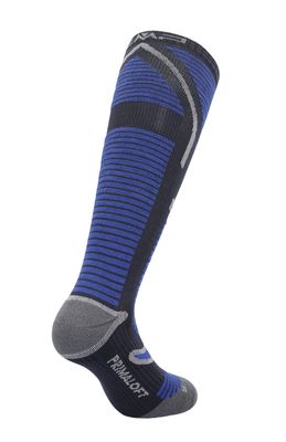 Men's Primaloft Ski Socks - Piombo Bluestone Ghiaccio