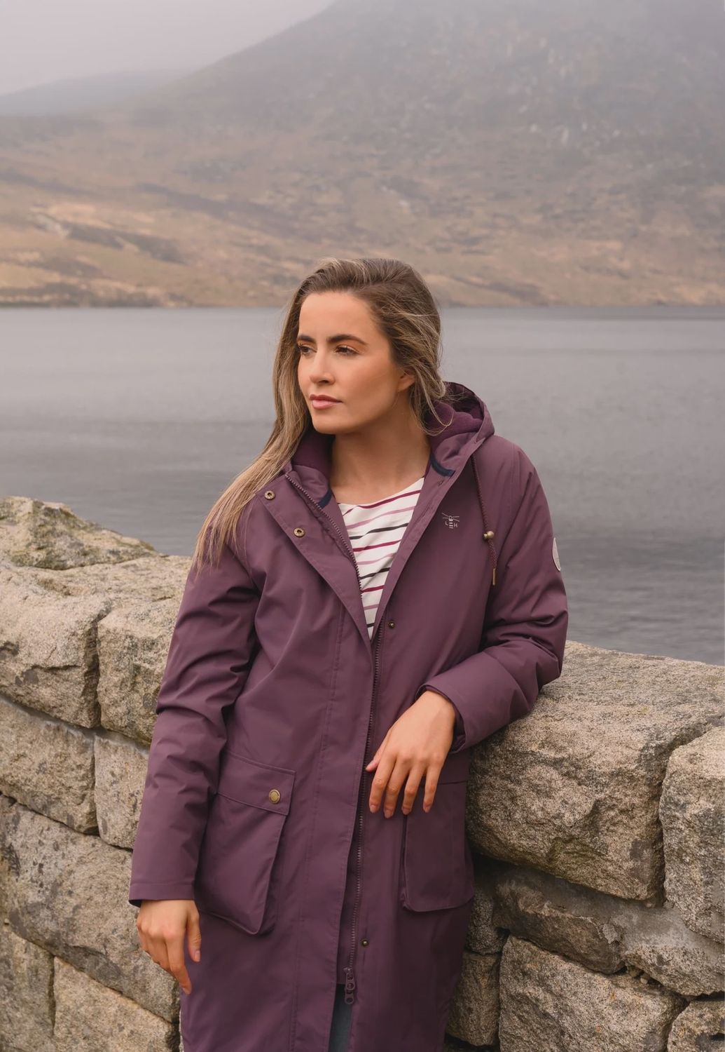 Imogen Coat - Cranberry