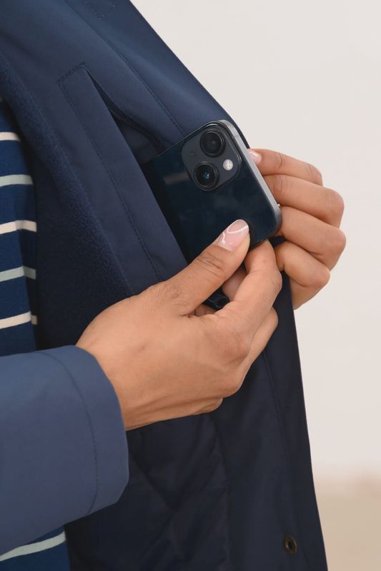 Imogen Coat - Navy