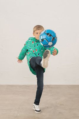 Finlay Coat - Football Print