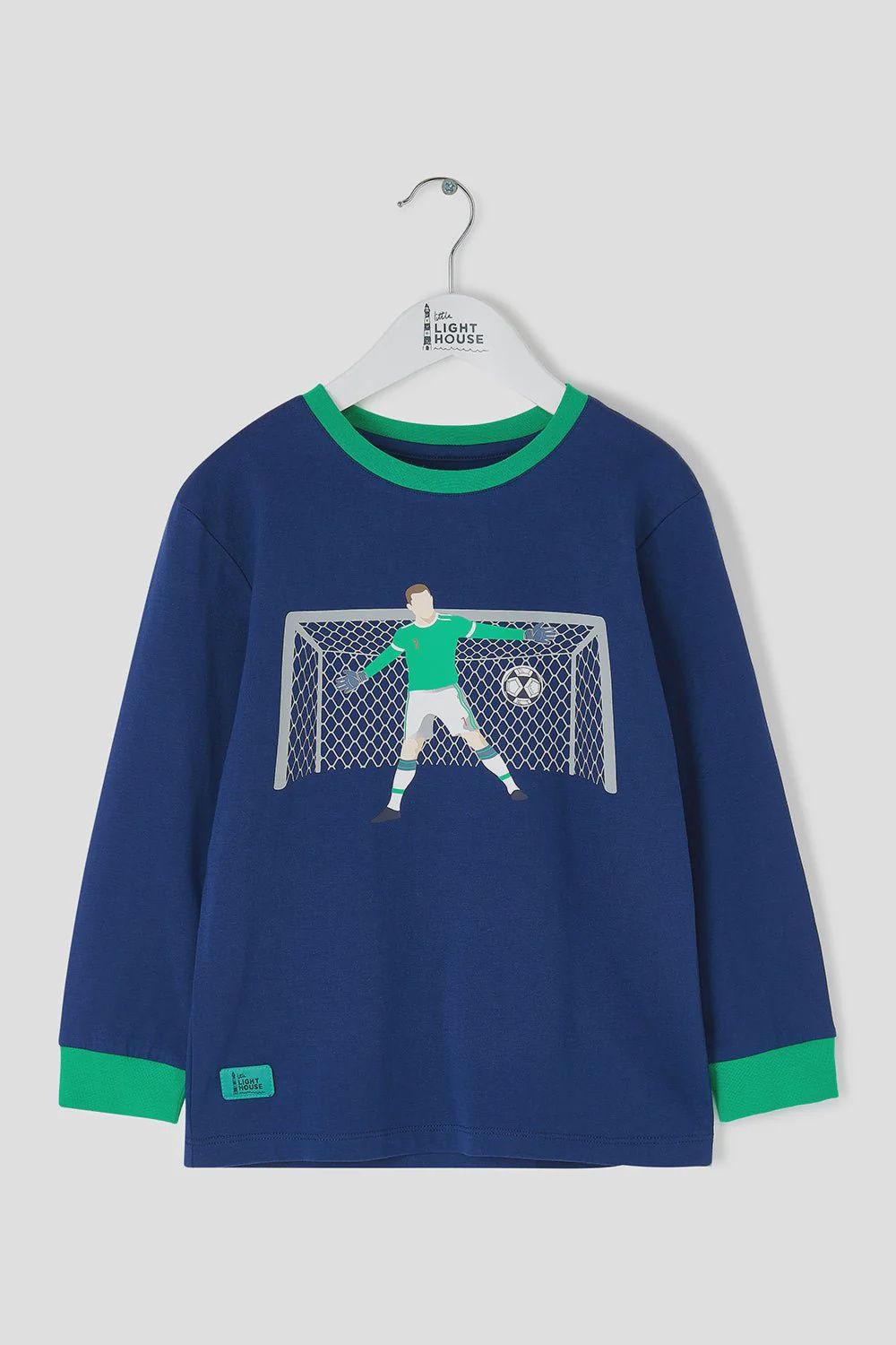 Oliver Top - Football Print