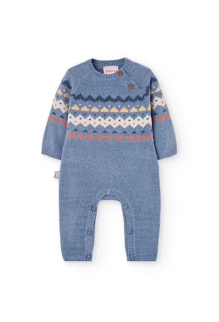 Knitted Blue Romper - 112071