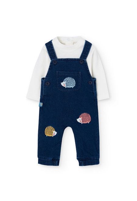 Baby Boys Hedgehogs Dungaree Set - 132141