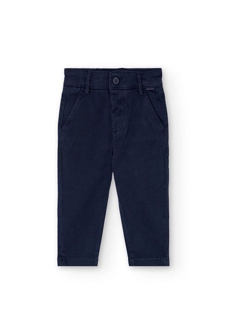 Boys Navy Chino Trousers - 712257