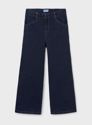Girls Flared Denim Jeans 7573 - Super Dark
